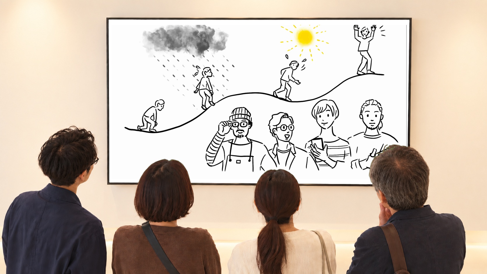 仕事への想いを描くお絵かきムービー